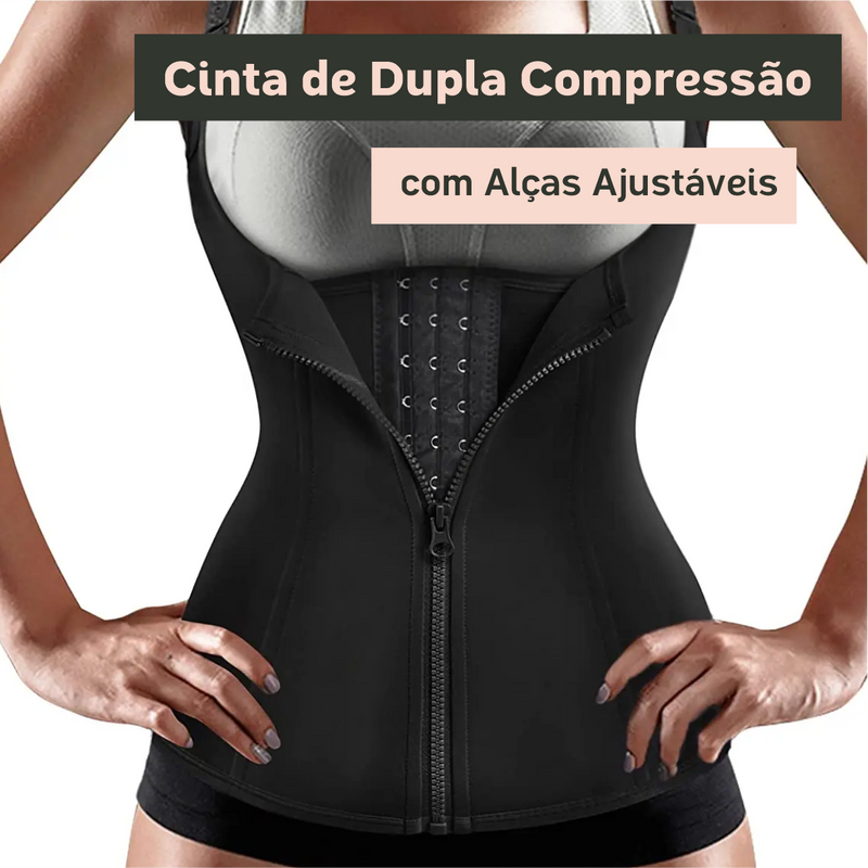 Cinta de Dupla Compressão Ajustável com Alça